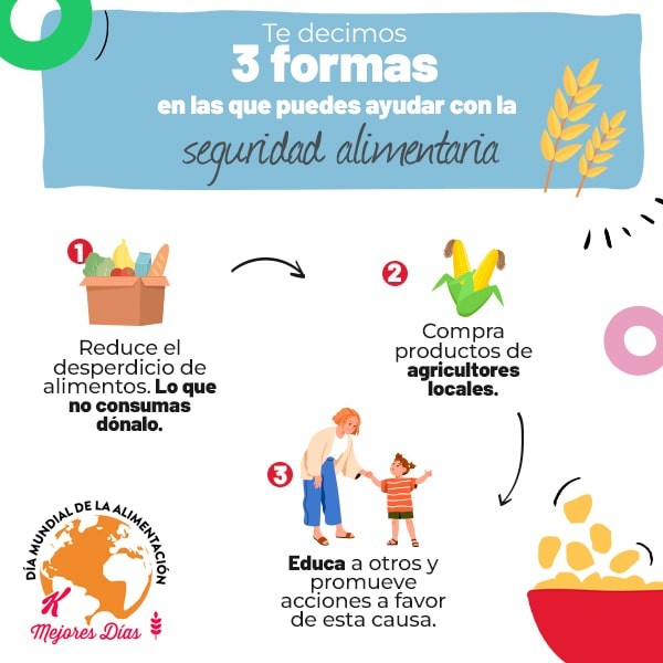 Te decimos 3 formas en las que puedes ayudar con la seguidad alimentaria