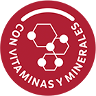 Con vitaminas y minerales